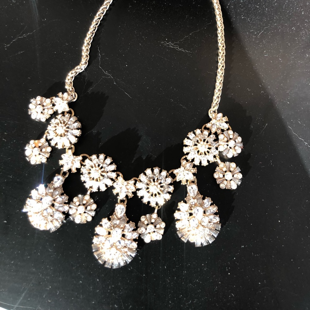 Beautiful statement and diamond necklace